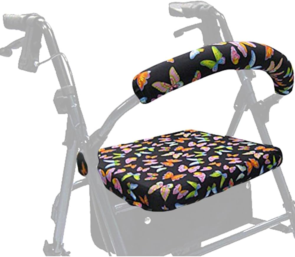 Crutcheze butterfly rollator cover set